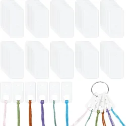 100 PCS Needle and Thread Organizer Board Kraft Paper Thread Winding Board Embroidery Thread Organizer with 1 Iron Flipchart