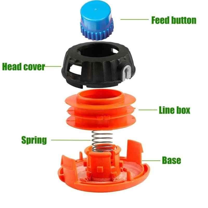 Replacement P25 Strimmer Trimmer Head For McCulloch B26Ps T26Cs MT260CLS Rep 5310250-01/3 Lawn Mower Repair Accessories