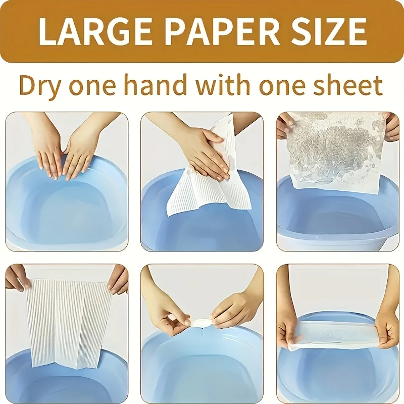 Einweg-Papierhandtücher für Küche und Bad - Praktische und Hygienische Reinigungslösung, Kostenlose Papierhandtücher – Detail 10