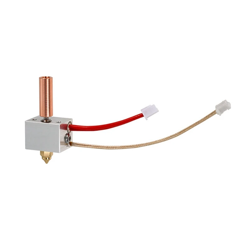 

AT82-комплект Hotend для Elegoo Neptune 4, для 3D-принтера, медная труба, металлический нагревательный блок, латунное сопло, нагревательный стержень, термистор