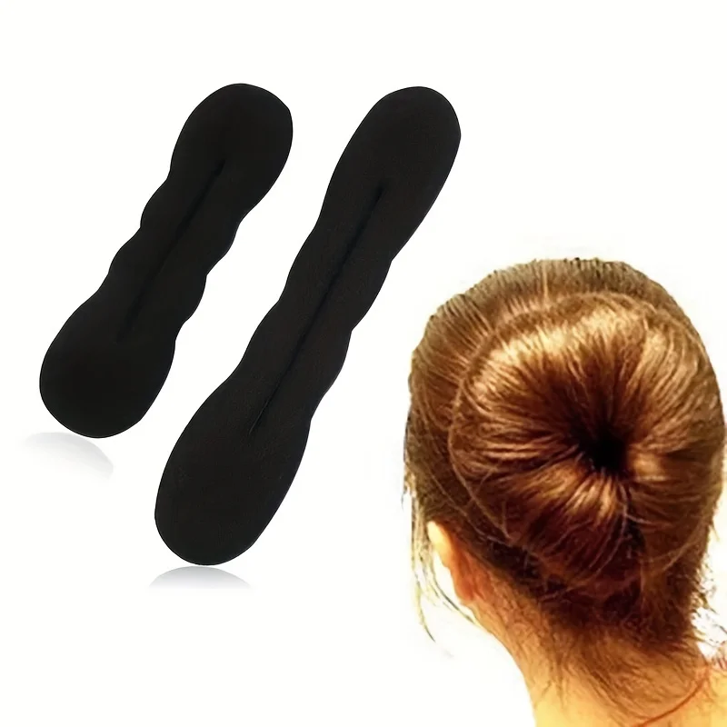 Hair Product For Women Bun Aid Hair Design Styling Tools Sponge Updo black Simple Fast Hair Device
