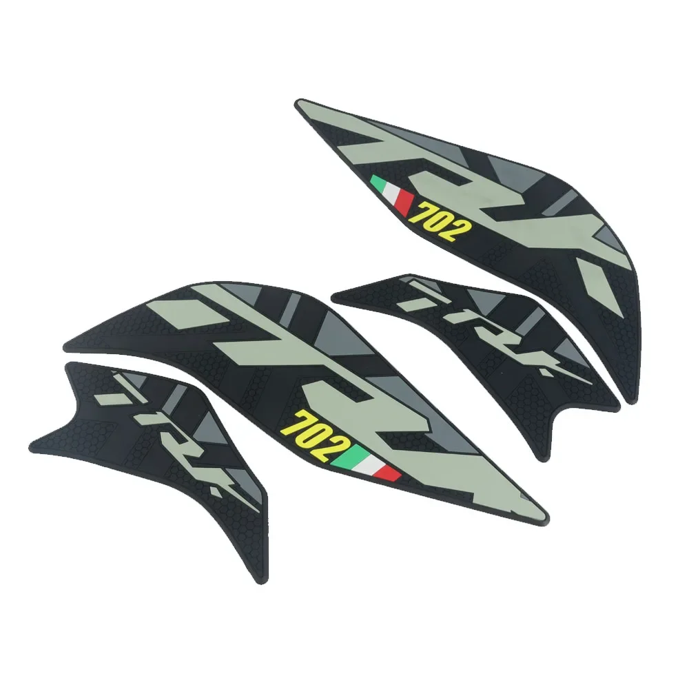 Voor Benelli Trk 702 X Adventure 2023 2024 Motorfiets Tank Sticker Pad Antislip Kant Brandstof Rubber Waterdichte Stickers Sticker