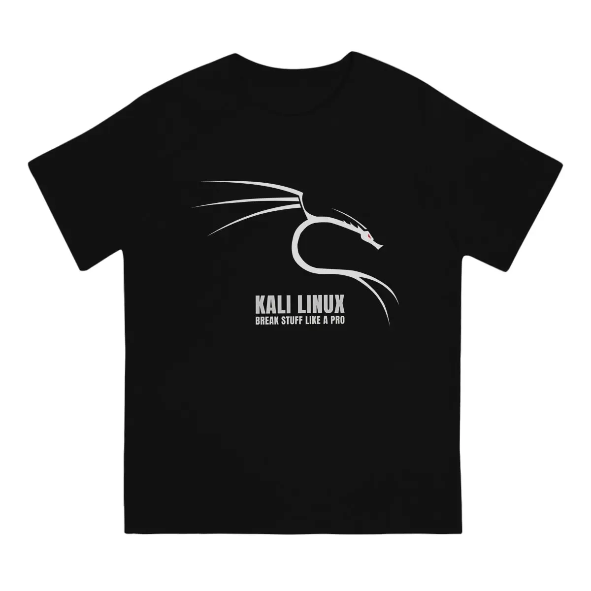 UTER Programmer Code Linux Kali Linux Dragon T Shirt Punk Men Tees Summer Clothing Polyester O-Neck TShirt