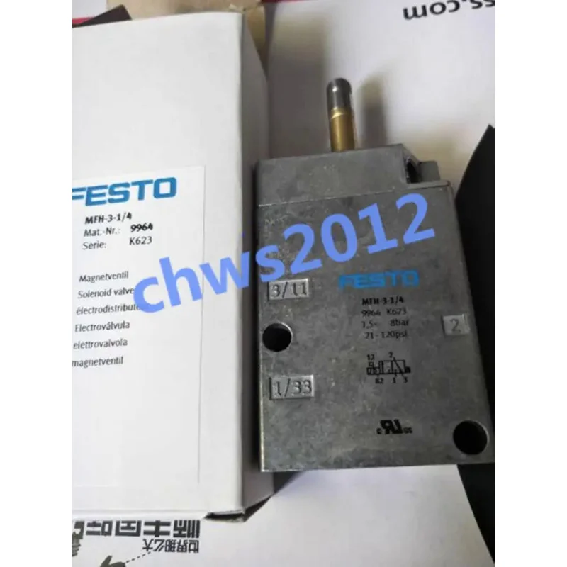 1 PCS New & Genuine Festo MFH-3-1/4 9964 Solenoid Valve MFH-3-1-4