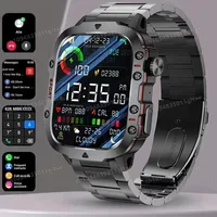 Reloj Inteligente Militar 2026 para Hombre, IP68 5ATM, Deportivo, para Exteriores, con Monitor de Salud, Pantalla de 1.81 Pulgadas, Llamadas Bluetooth