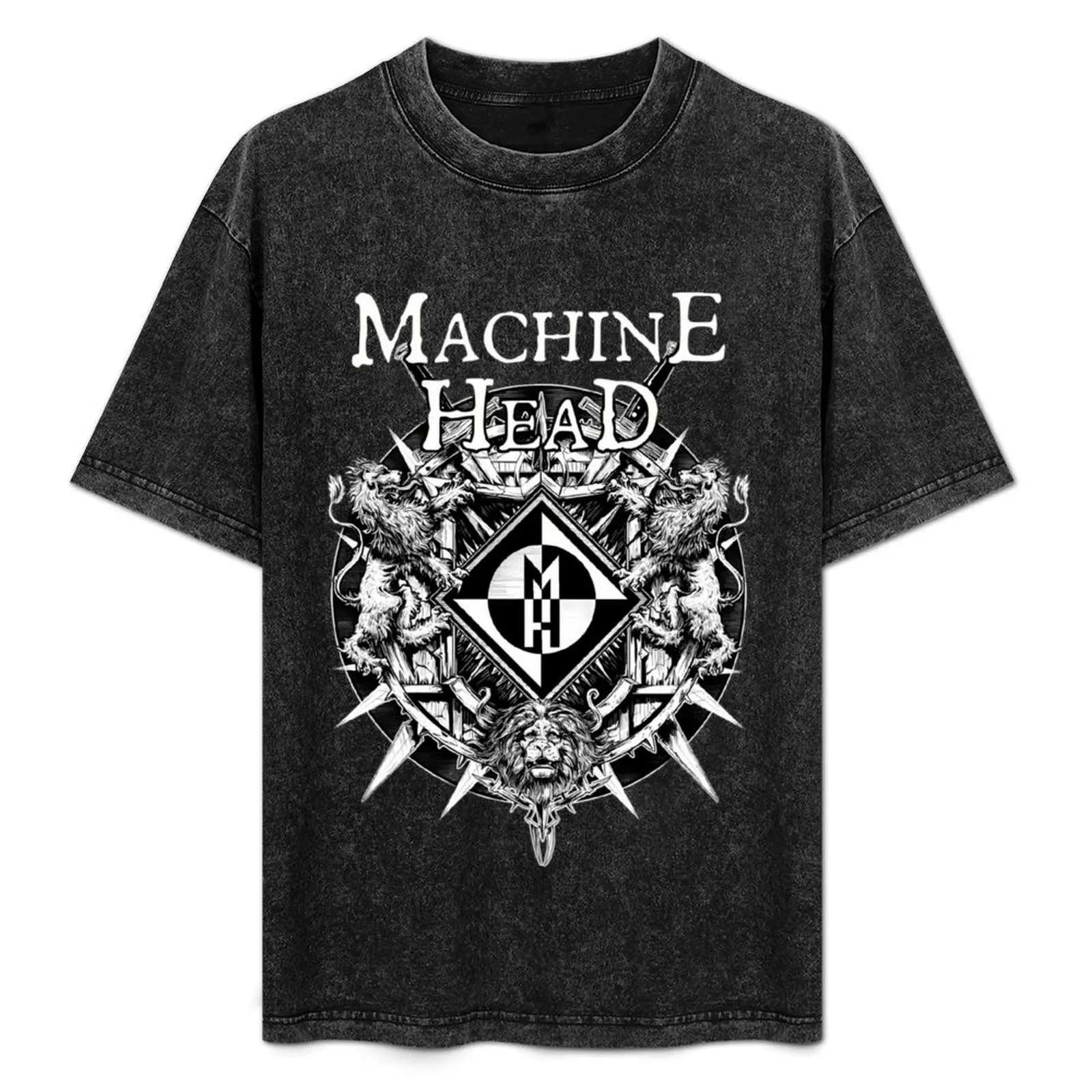 

Tour Machine Head Heavy Metal Logo Music Band T-Shirt Casual Work Wear T-Shirt