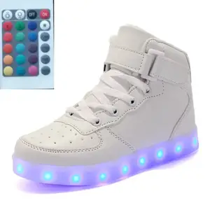 Size 25 42 Remote Control LED Shoes with Lights for Children Adult Feminino Tenis for Kids Boys Girls Luminous Sneakers AliExpress