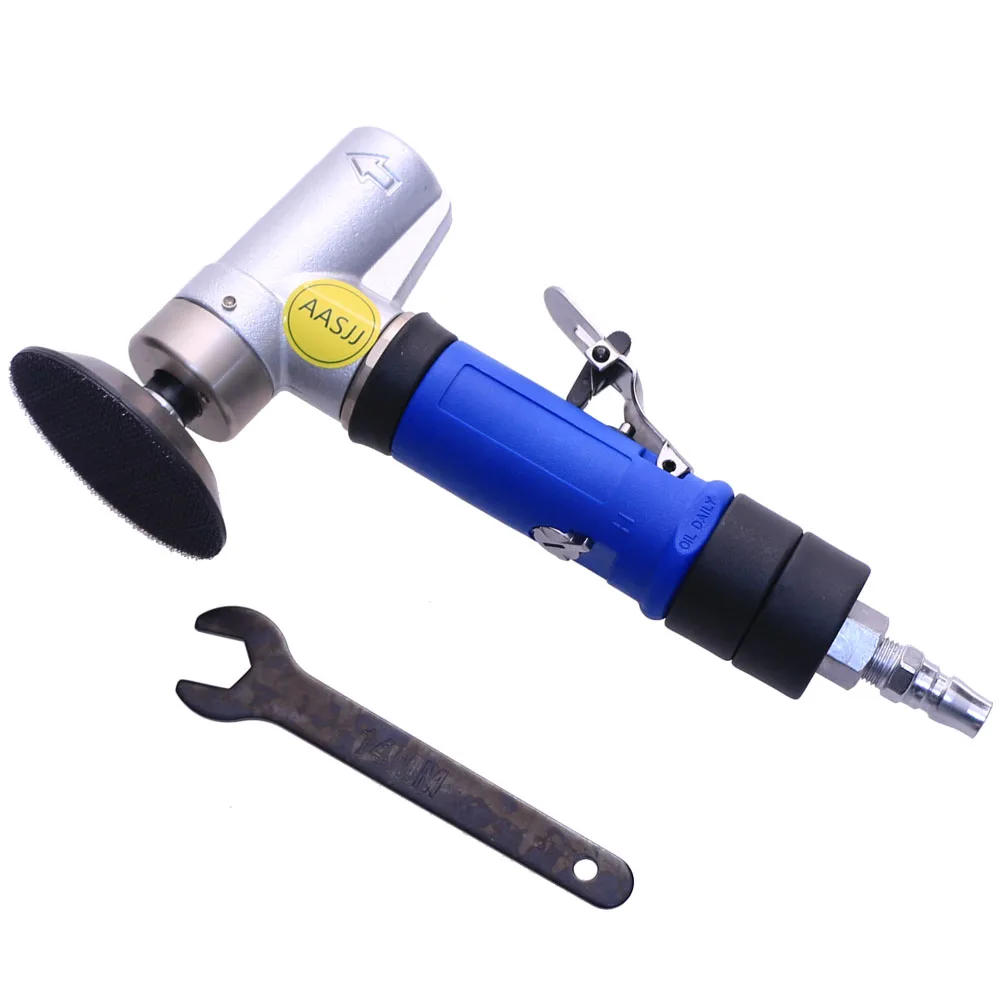 AT-7154 Mini Rail Air Polisher, Handheld Pneumatic Grinder 3 Inch Grinder 5000 RPM