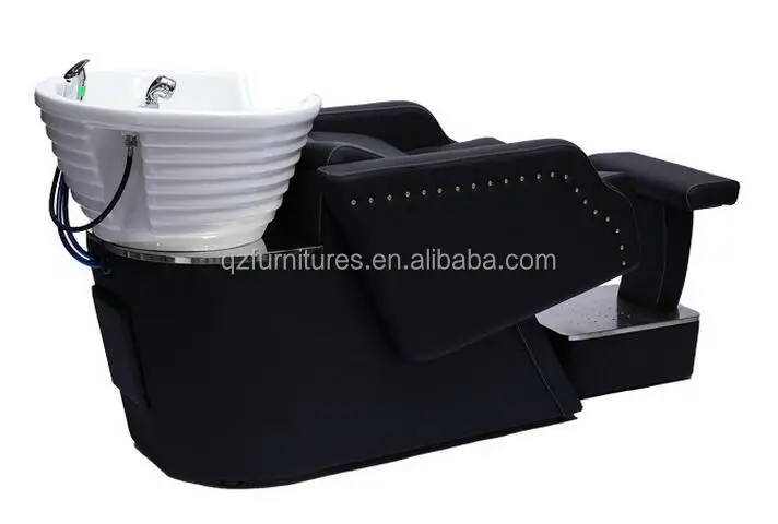 Black Color Shampoo Chairs Wash Unit Shampoo Station QZ-L888A