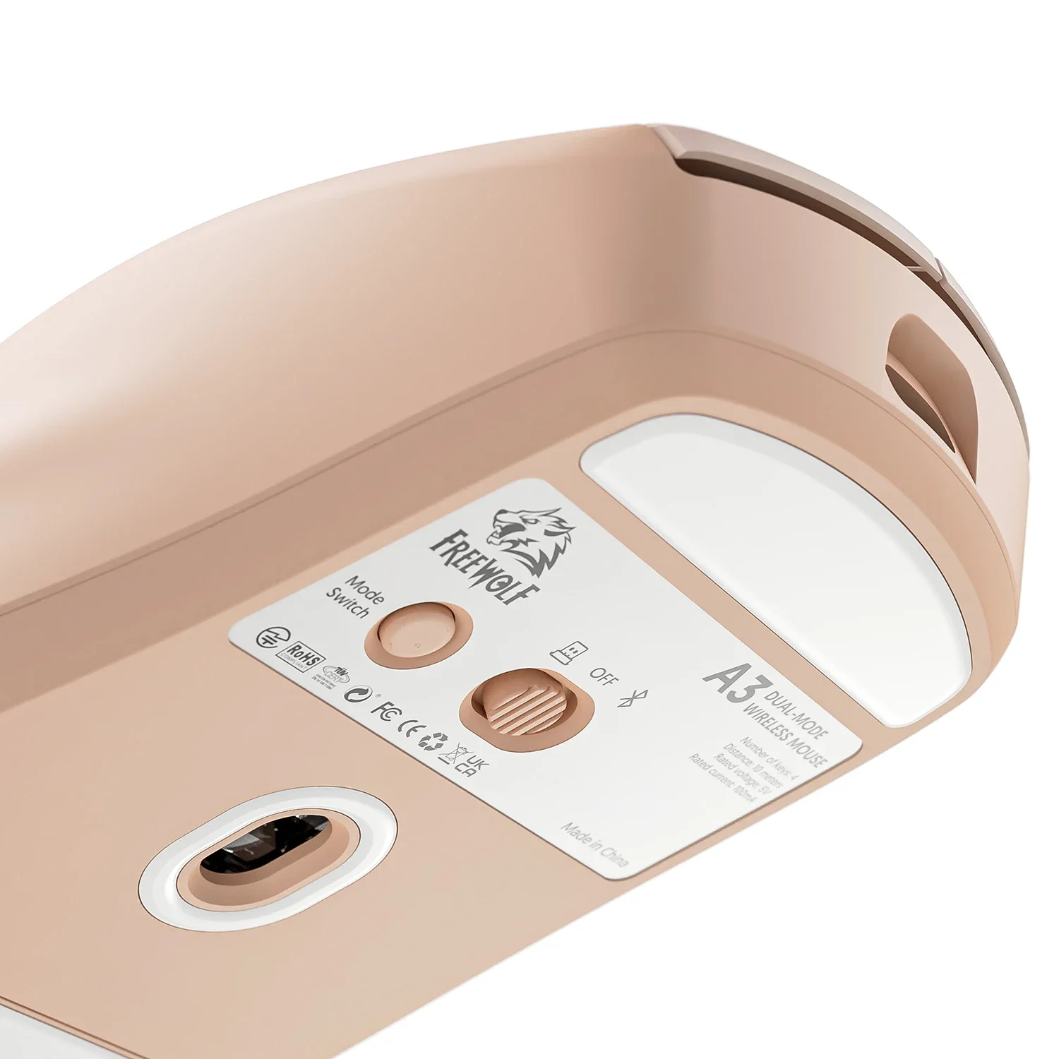 A3 Wireless Mouse, Bluetooth Dual-mode, Low-frequency Type-C Charging, Lightweight Mouse, Win/MAC/Android