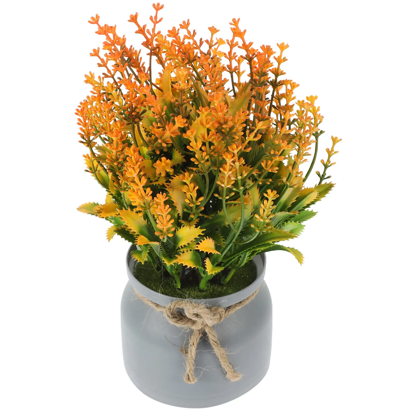 

Artificial Potted Bonsai Fake Flowers in Pot for Desktop Artificial Potted Plants Bookshelf Home Office Decor Plastic