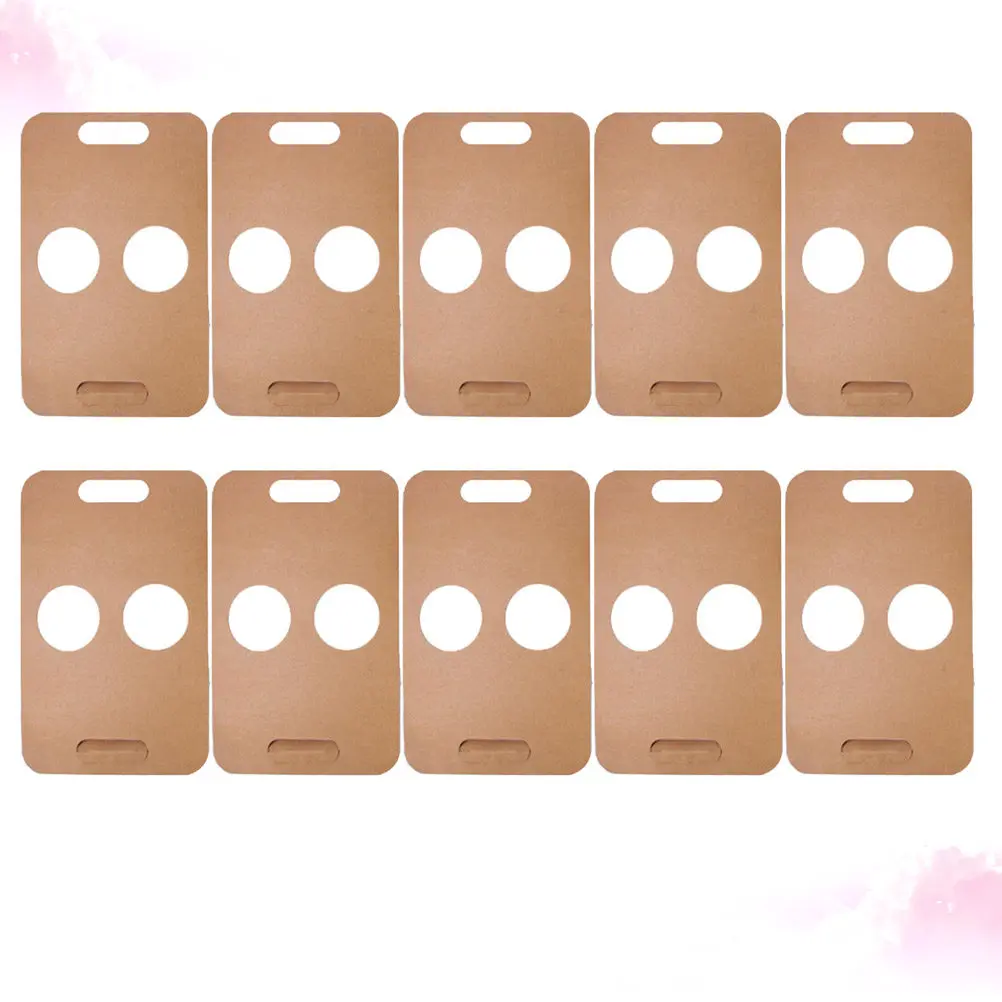 20Pcs Drink Carrier Tray Disposable Coffee Packing Holder White Single Slot Portable Cup Holder for Takeout Milk Tea Coffee