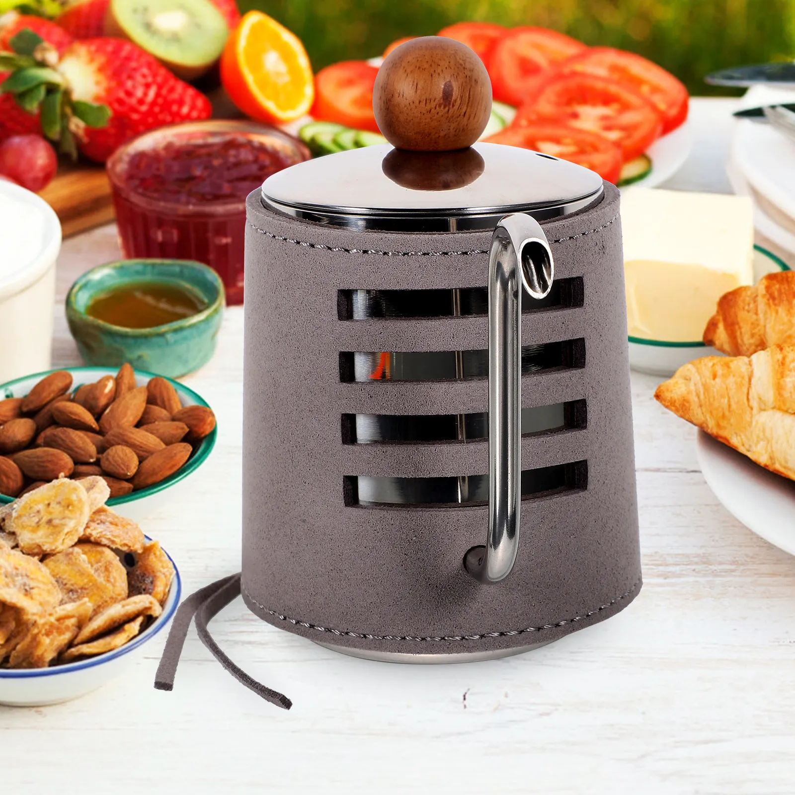 

300Ml Stainless Steel Coffee Pot Fine Craftsmanship Corrosion Resistant Long Spout Design for Coffee Shaker