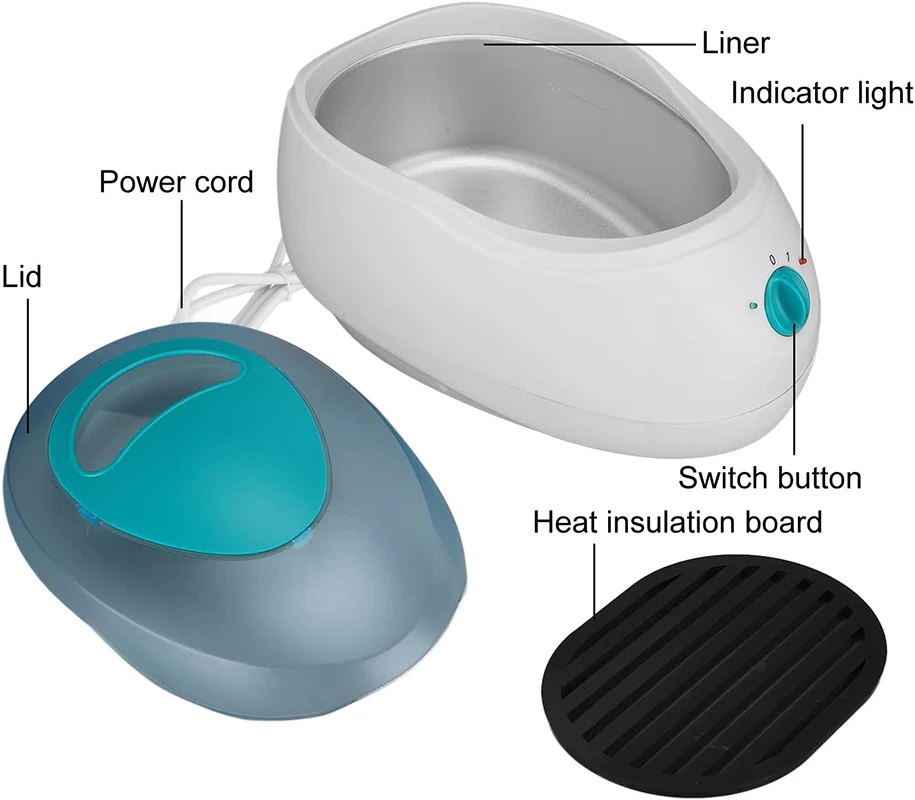 Máquina de parafina para manos y pies, calentador de cera, juego hidratante para artritis, aislamiento temporizado automático, máquina de cera de