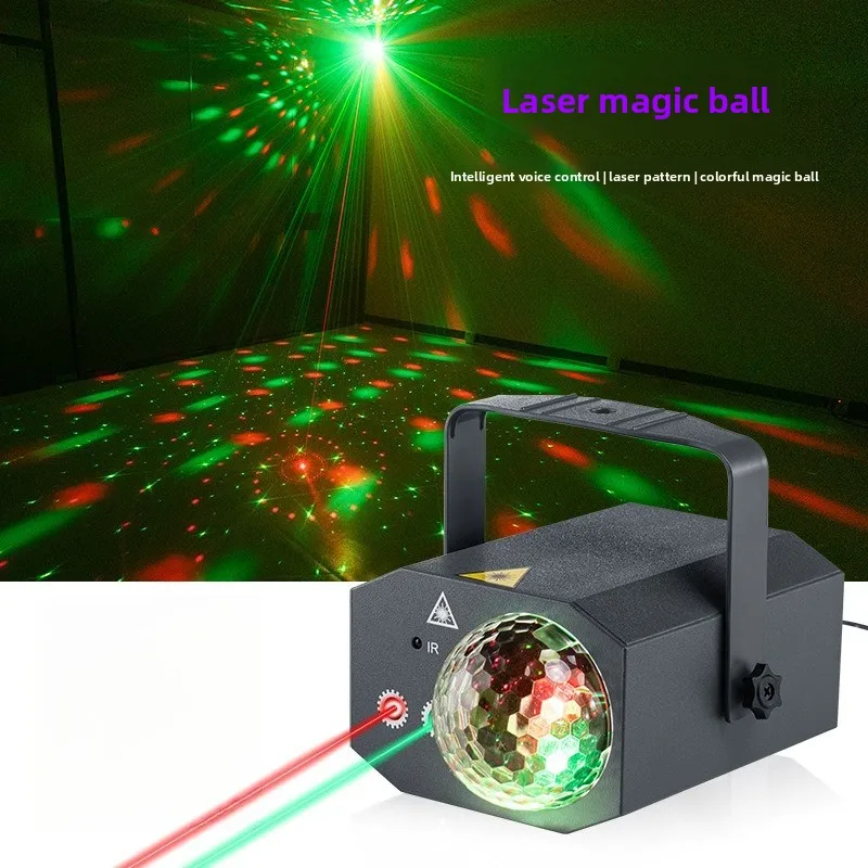 

stage light Colorful voice-activated rotating bar Ambient KTV flash LED magic ball LaserLaser