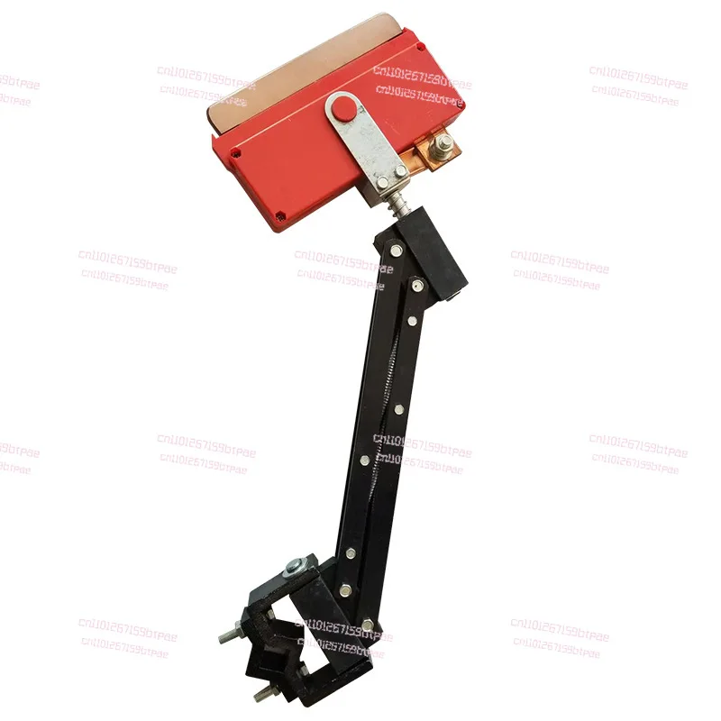 Single Arm Crane Current Collector, Single Pole Sliding Contact Line Collector for Overhead Gantry Bridge Crane Spare Parts