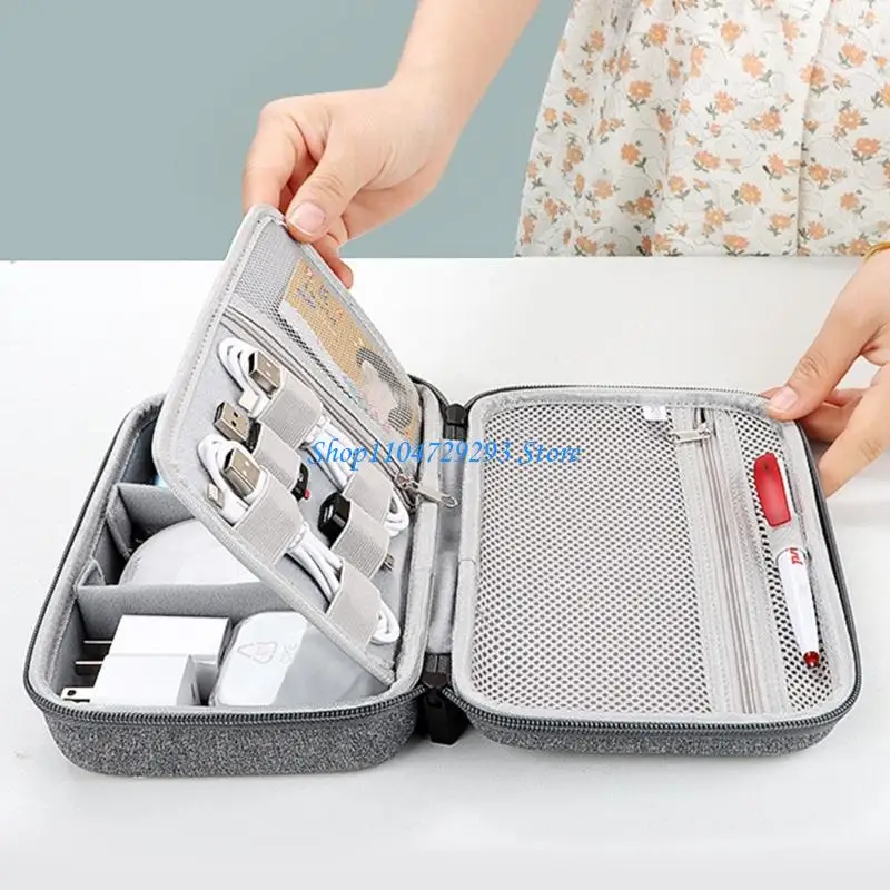 Y2GD Hard Shell Protective Case Electronic Accessories Organizers for Power Banks Portable Flash Disk Travel Case