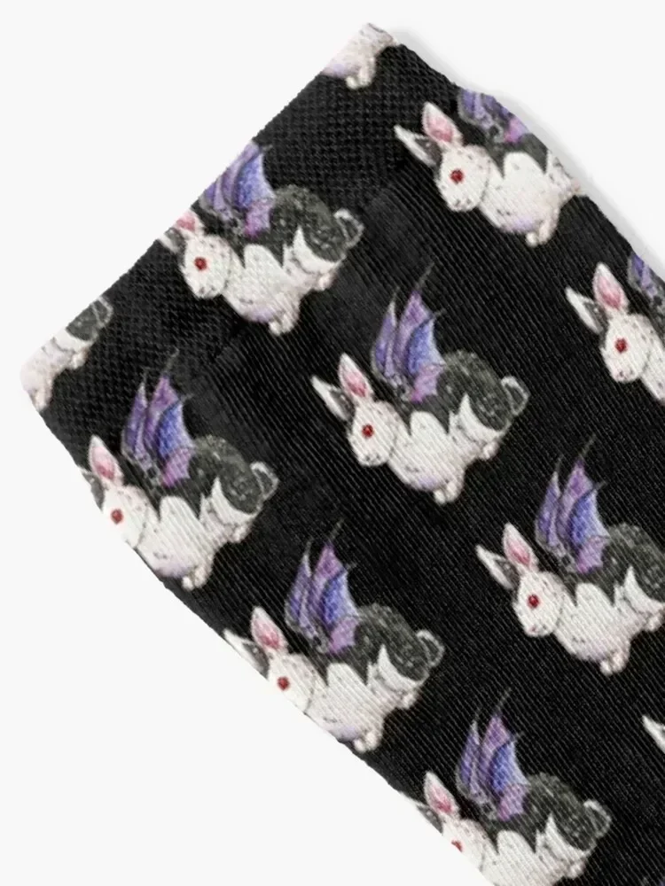 Vampire Bat Bunnicula Bunny Rabbit Socks with print Children's FASHION gift Women's Socks Men's