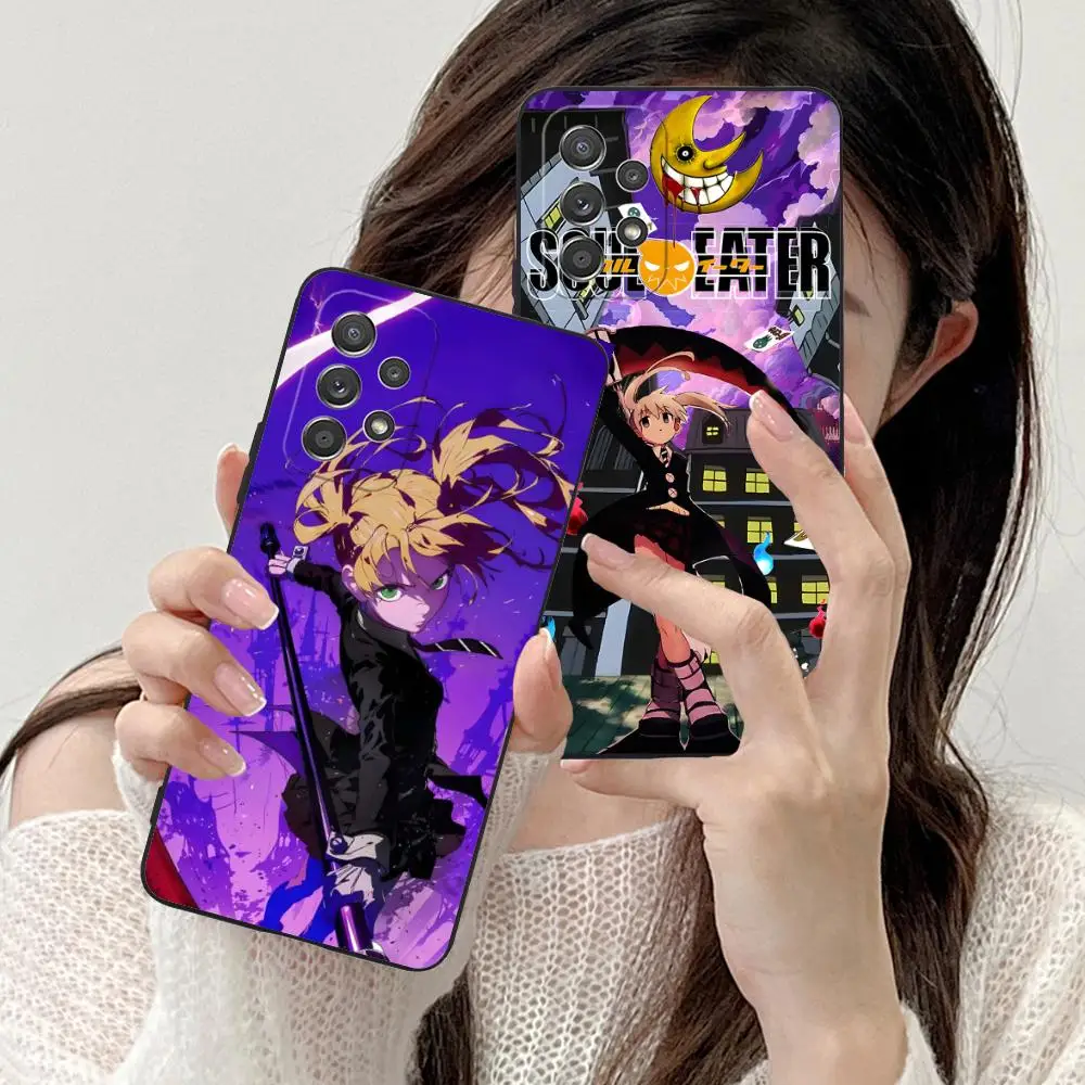 

Soul Maka Albarn Phone Case for Samsung Galaxy A73 72 71 70 56 55 54 53 52 36 35 34 23 16 15 5G Colour Printing Cover Smartphone