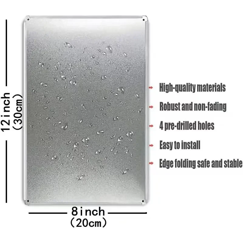 علامة كلاسيكية من الألومنيوم مقاس 8 × 12 بوصة "حدود السرعة 5 ميلا في الساعة" - ديكور حائط باللونين الأبيض والأسود لغرفة النوم والمرآب وكهف الرجل #5