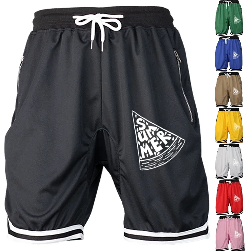 

Летние шорты для бега для мужчин, спортивная одежда для спортзала, спортивные быстросохнущие дышащие брюки для бега на открытом воздухе, фитнеса