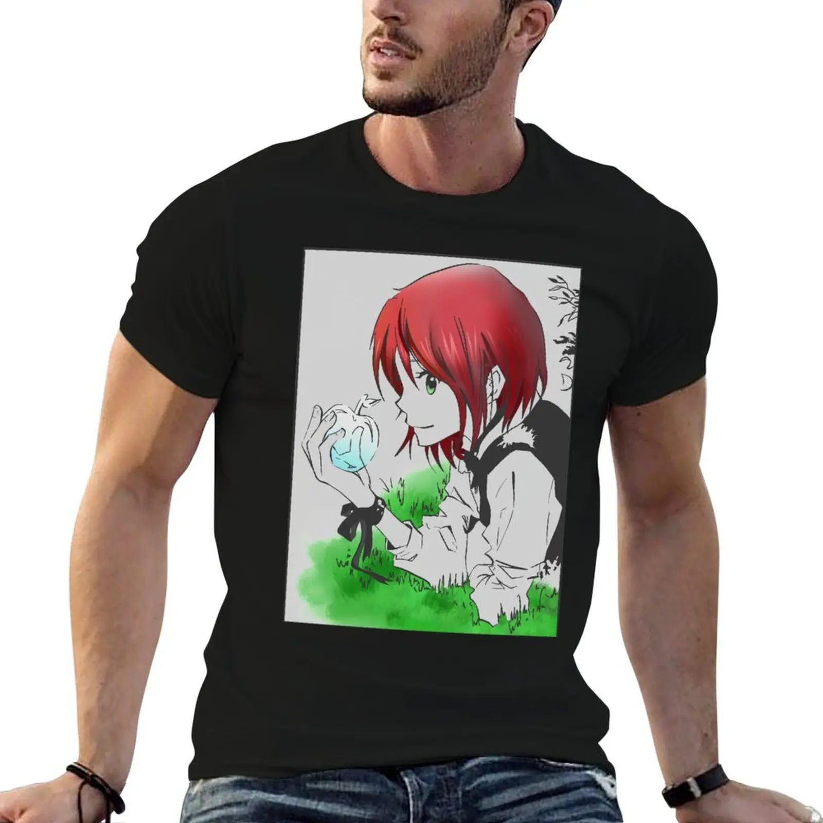 

Akagami no Shirayukihime T-Shirt man t shirt cotton man t shirts for men casual mens graphic t shirts T-Shirt
