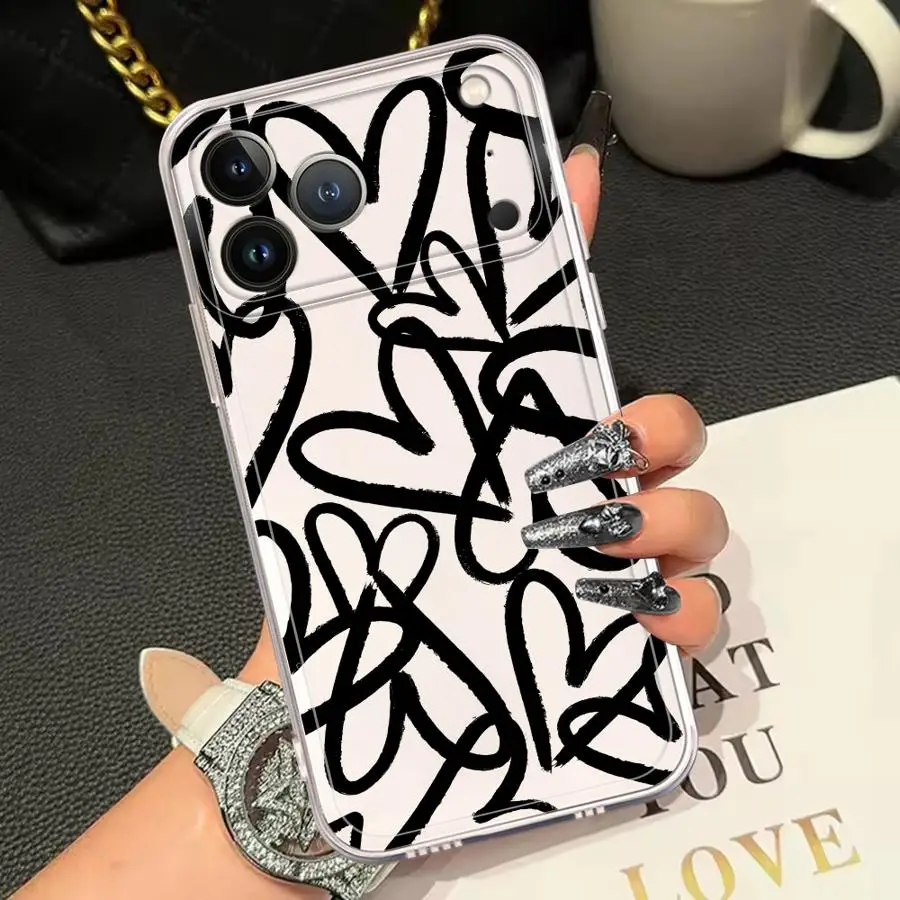 حافظة لهاتف آيفون 7 8 16 15 14 Plus XR 13 12 11 Pro MAX 17 Air 12 Mini 16e غطاء هاتف ناعم #4