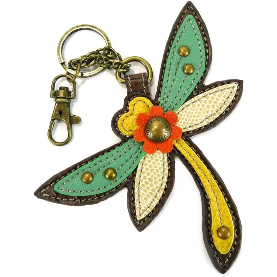 

CHALA Garden Critter Collection Women's Decorative Key Fob Coin Purse Accory Dragoy