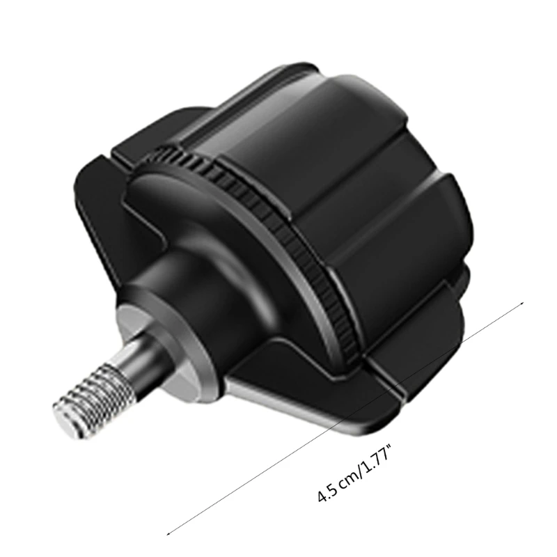 Verbesserter 17-mm-Kugelkopf auf 1/4-Schrauben-Adapter aus Kunststoff mit 5,1 Höhe, langlebig für Handy-Zubehör