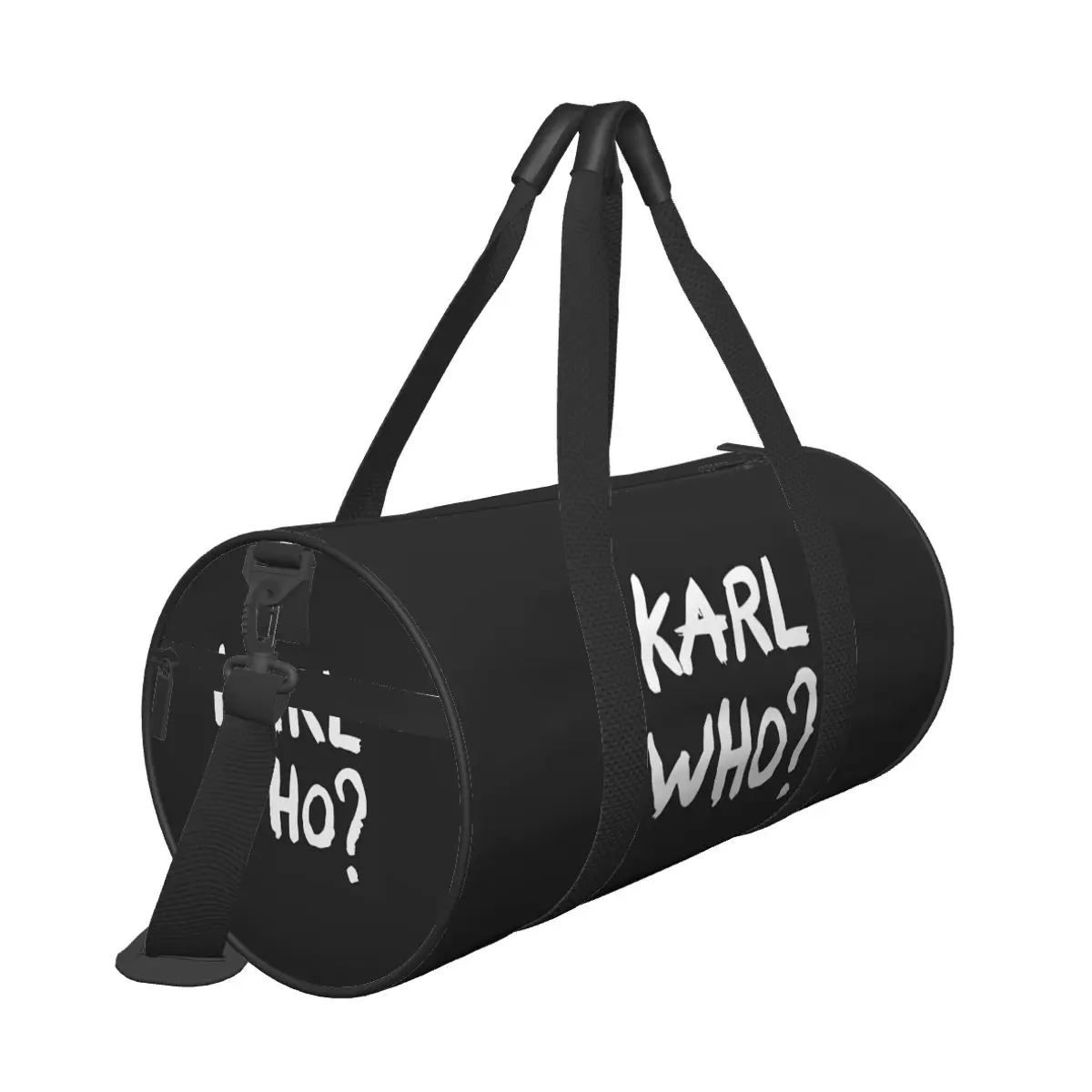 Travel Bag Text Series Gym Bag KARL Who Funny Outdoor Sports Bags Large Capacity Casual Handbag Fitness Bag For Men