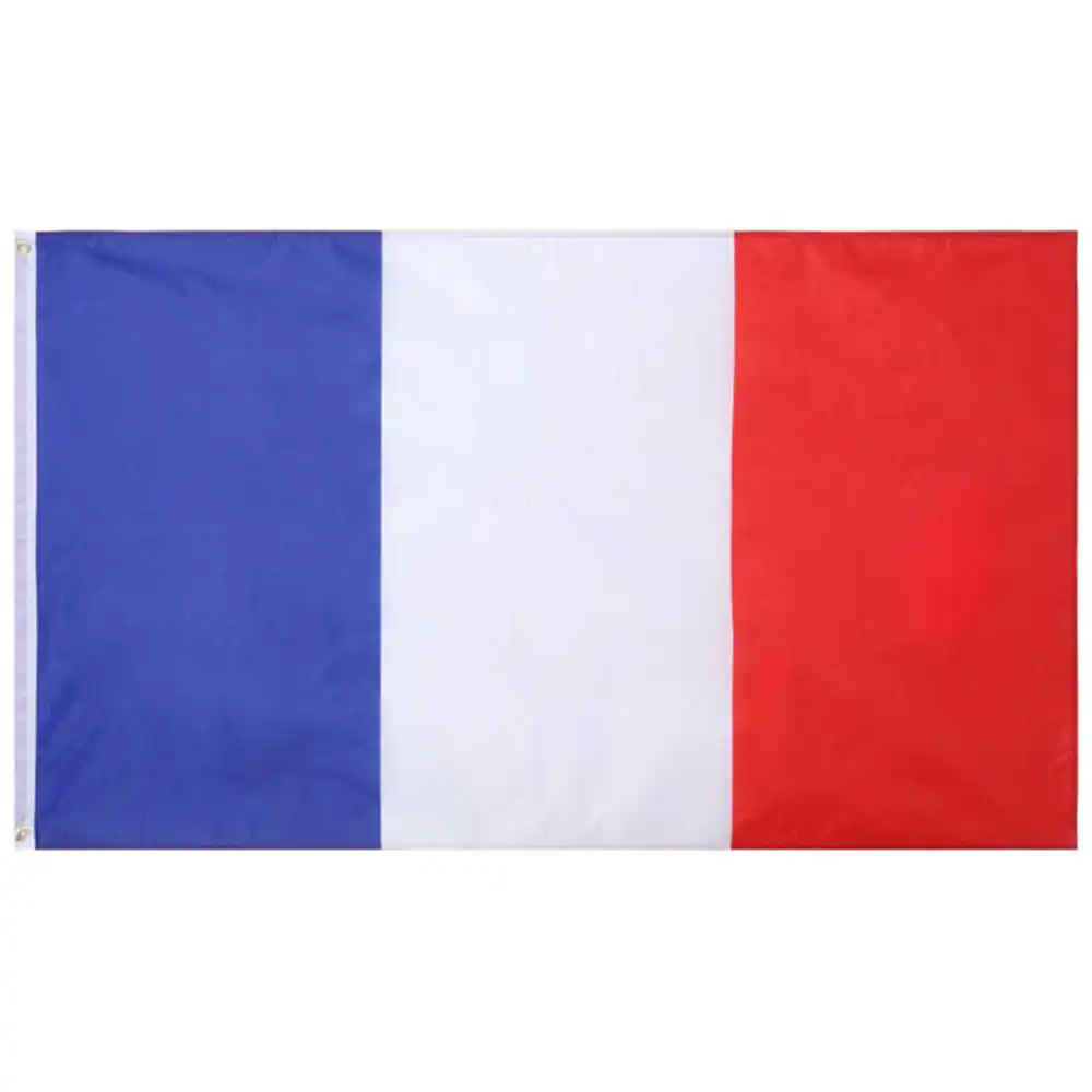 France Flag 3x5 Ft National French Banner 90x150cm Polyester Printed Brass Grommets Home Outdoor Decoration Parades Sports