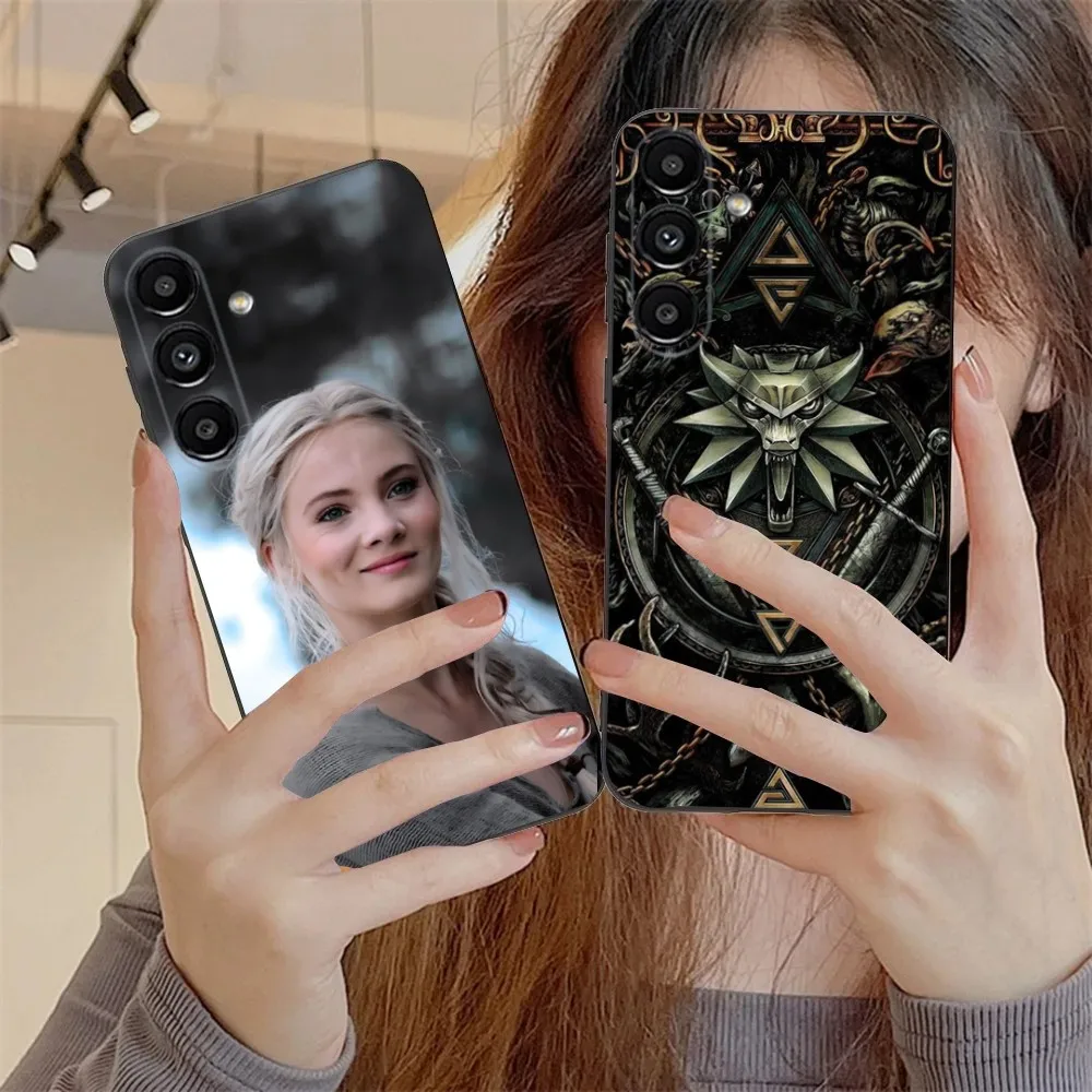

Game The W-Witcher Phone Case For Samsung S24,S21,S22,S23,S30,Ultra,S20,Plus,Fe,Lite,Note,10,9,5G Black Soft Cover