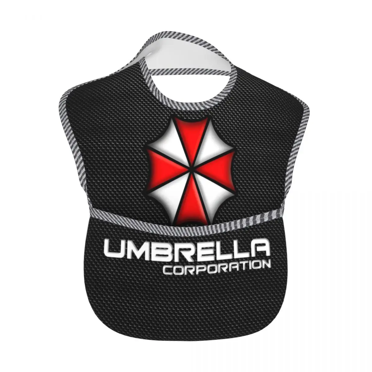 Red Umbrella Baby Bibs para comer, Tecido impermeável, Baby Boy ou Girl, Toddler Bib para comer