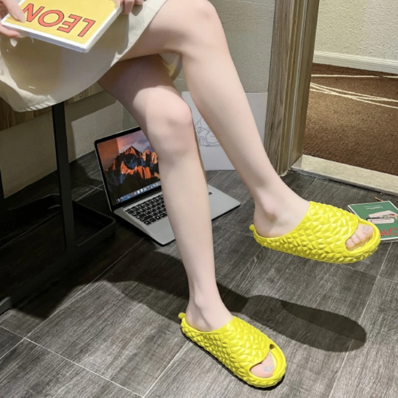 2023 Summer Fashion Durian Slippers For Women Eva Platform Soft Comfort House Slippers Trendy Street Beach Sandals