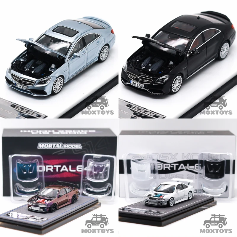 MORTAL 1:64 CLS63 4MATIC / Ridge S14 limited1999 Diecast Model Car