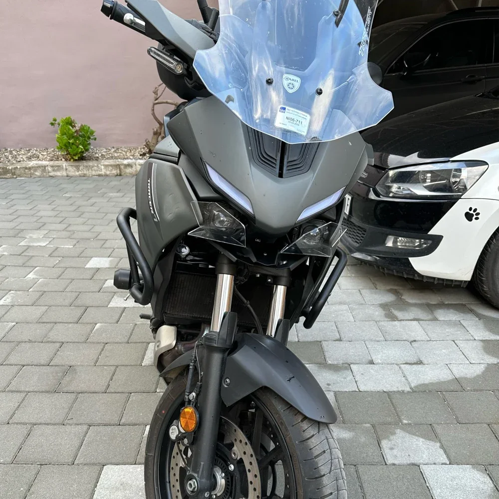 Motorcycle Beak Extender Front Fender Wheel Cover Extension Fairing For Yamaha Tracer 700 7 GT 2020 2021 2022 7GT Accessories
