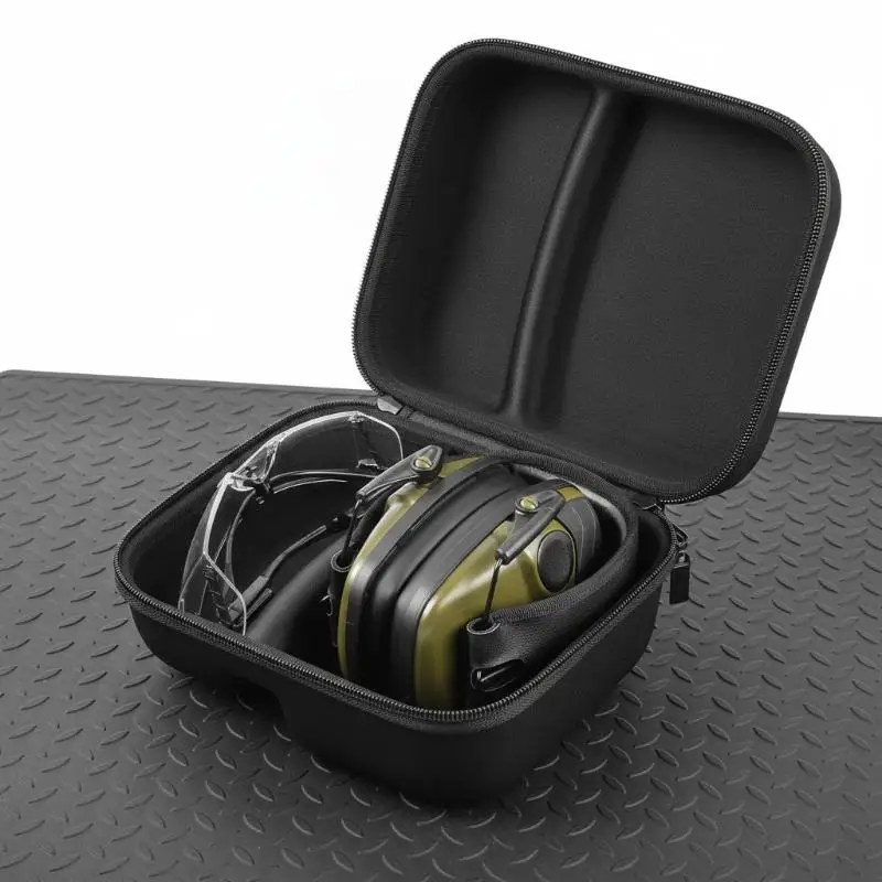 Hard Shell EVA Case for Shooting Earmuffs Ideal for Secure Travel and Storage