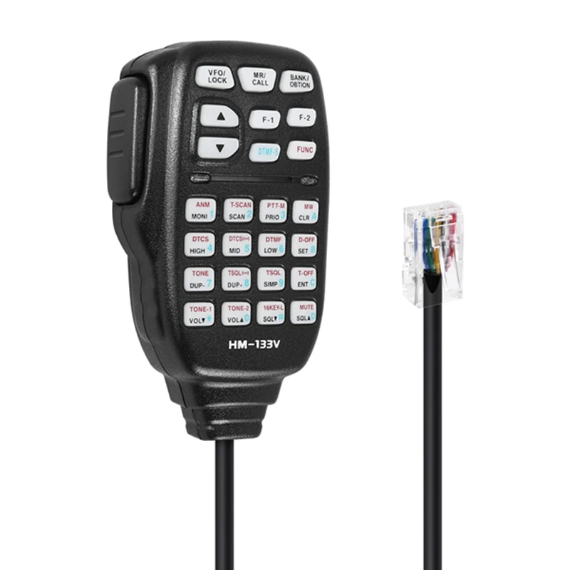 HM-133 마이크 스피커 Icom 라디오 IC-207H IC-880H IC-2820H IC-E282 HM-133 RJ-45 IC-2725E IC-2800H IC-2820H, 휴대용 어깨 마이크