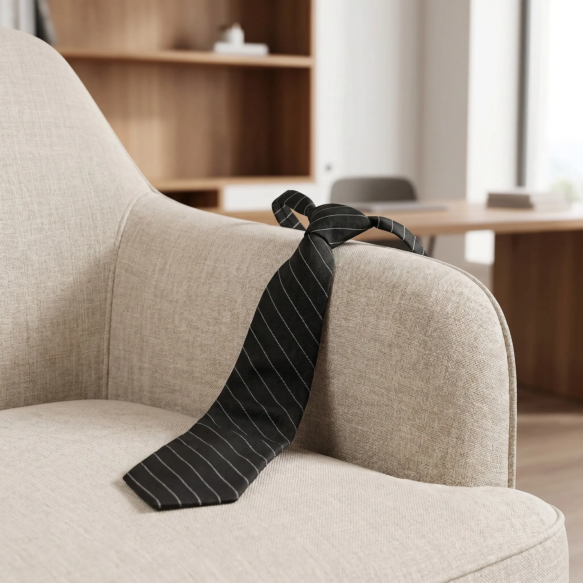 2Pcs Striped Pre-Tied Neck Tie Elastic Adjustable School Uniform Short Neckwear Graduation Formal Tie