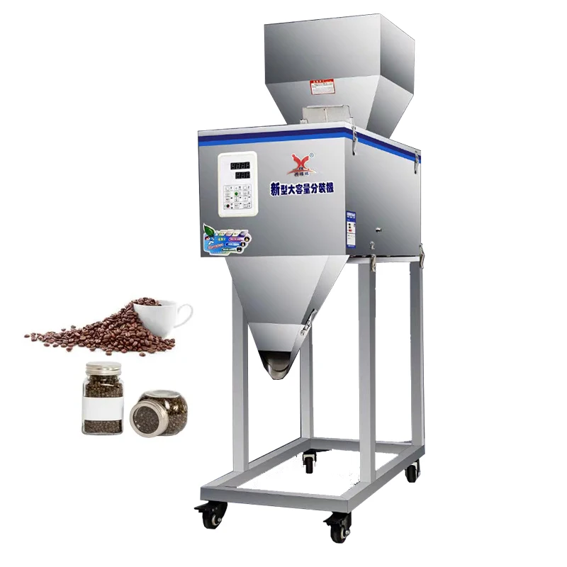 

Semi Automatic Filling Machine Potato Chips Coffee Tea Bag Seeds Grain Sachet Powder Weighing Particle Filler