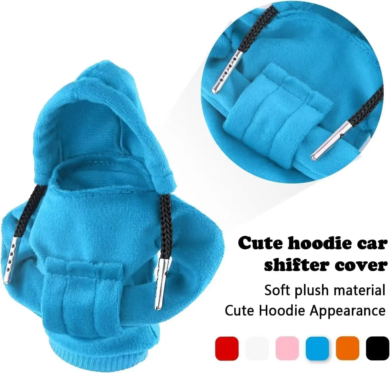 Gear Shift Hoodie Cover Shift Cover Gear Handle Decoration Fits Manual Automatic Universal Car Shift Lever Interior Decor