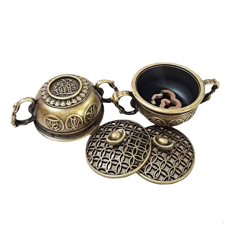 مبخرة صغيرة محمولة بخور الذرة ، حامل أطباق صغير ، مخروط من خشب الصندل ، منفضة سجائر ، غرفة شاي ، ديكور منزلي