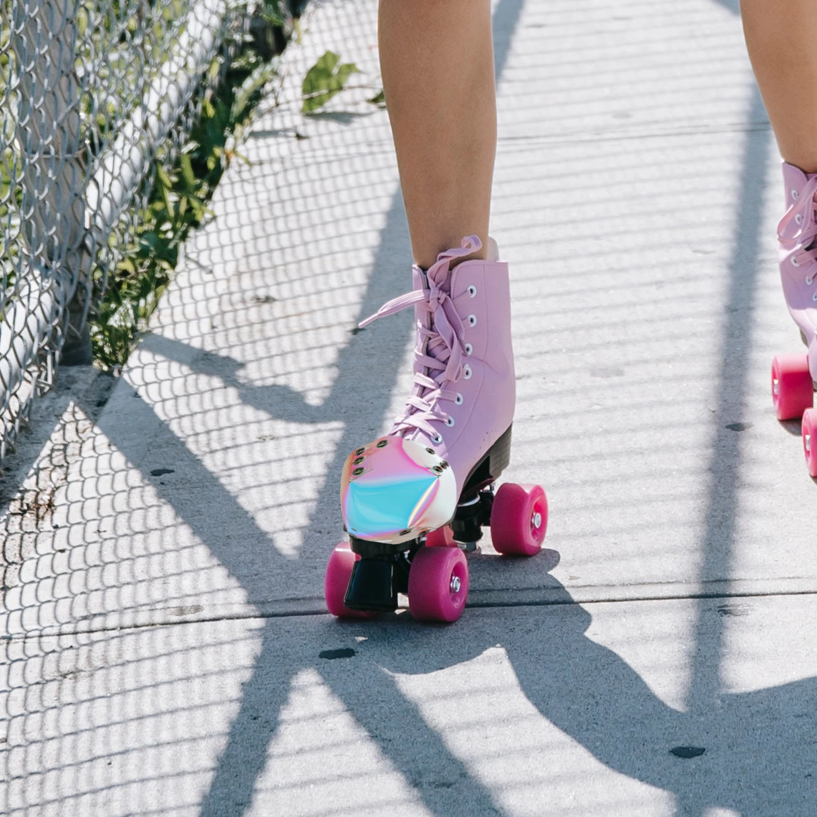 

PVC Roller Skates Covers Protective Guard Shoe Head Cover Wear Resistant Easy Clean Water Washable Skating Accessories