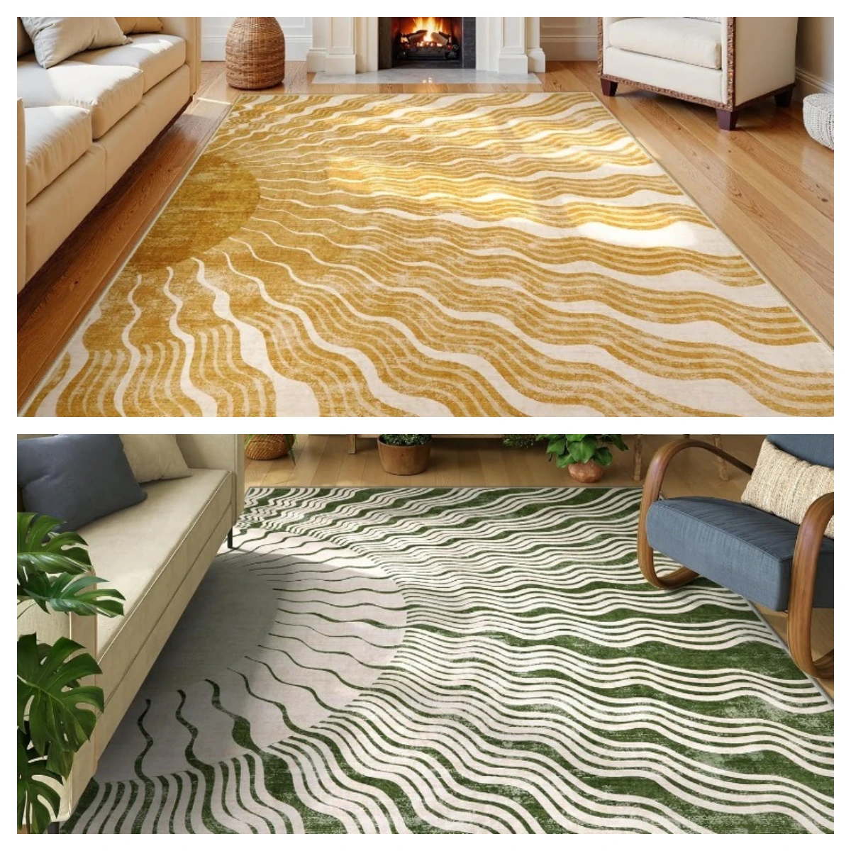 Vintage American Sunprint Carpet Premium Luxury Home Decor Rug for Sofa Floor Mat Bedroom Interior Decoration Its Very Beautiful