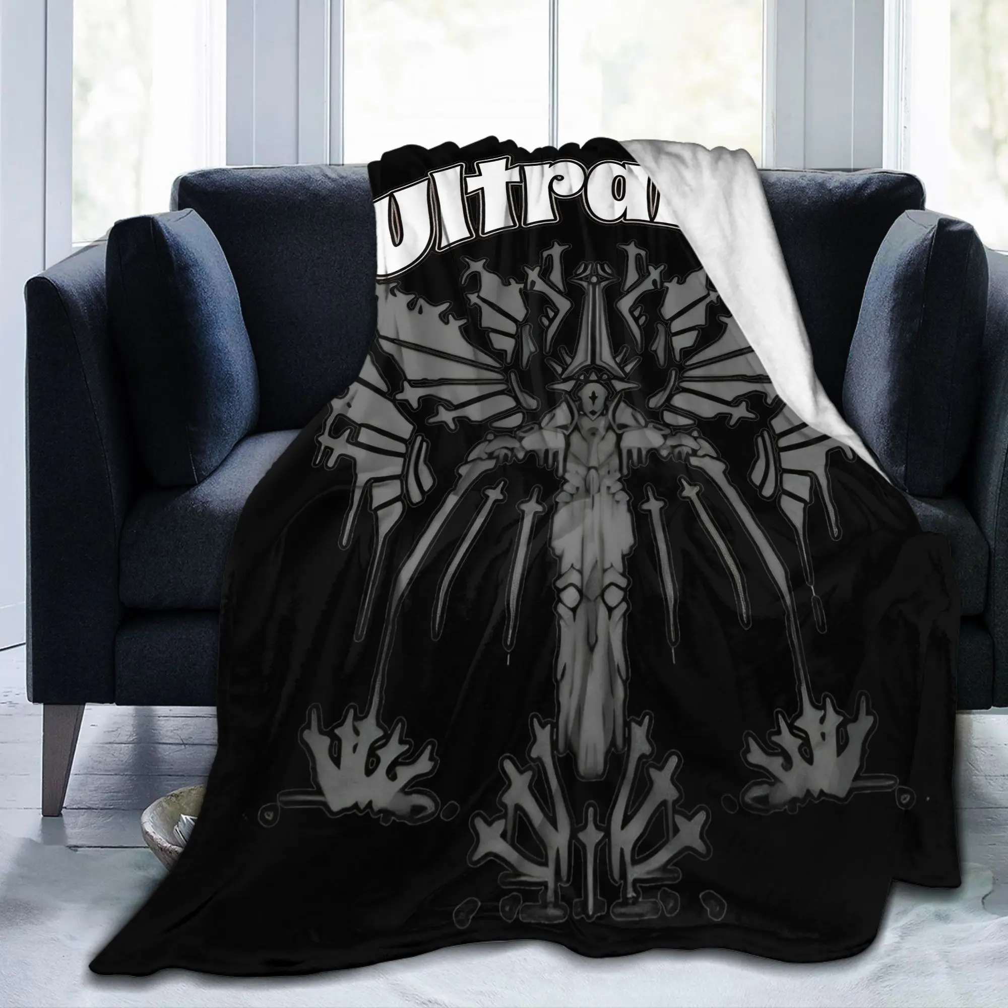 Ultra Kill Ultrakill Shooting Game Blanket Coral Fleece Plush All Season V1 Rock Multi-function Warm Throw Blankets Bedspreads