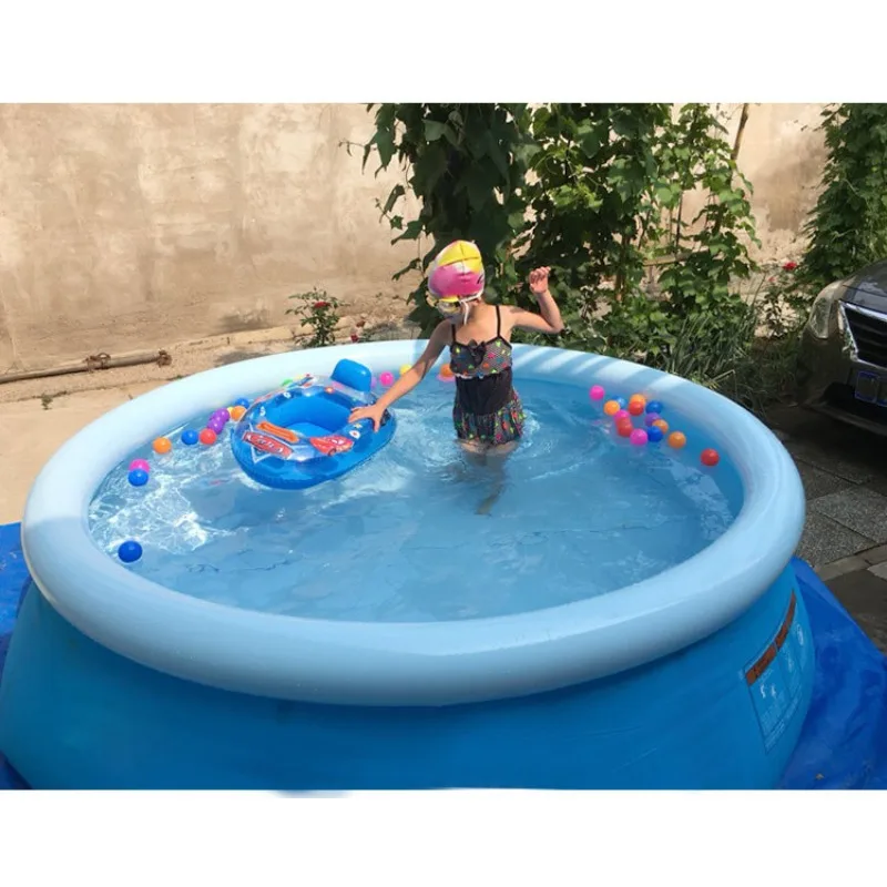 Large Family Pool Raised Inflatable Kids Water Play Baby Bath Pool Pool Inflatable Swimming Pools Family Pool Kids Swiming Pool
