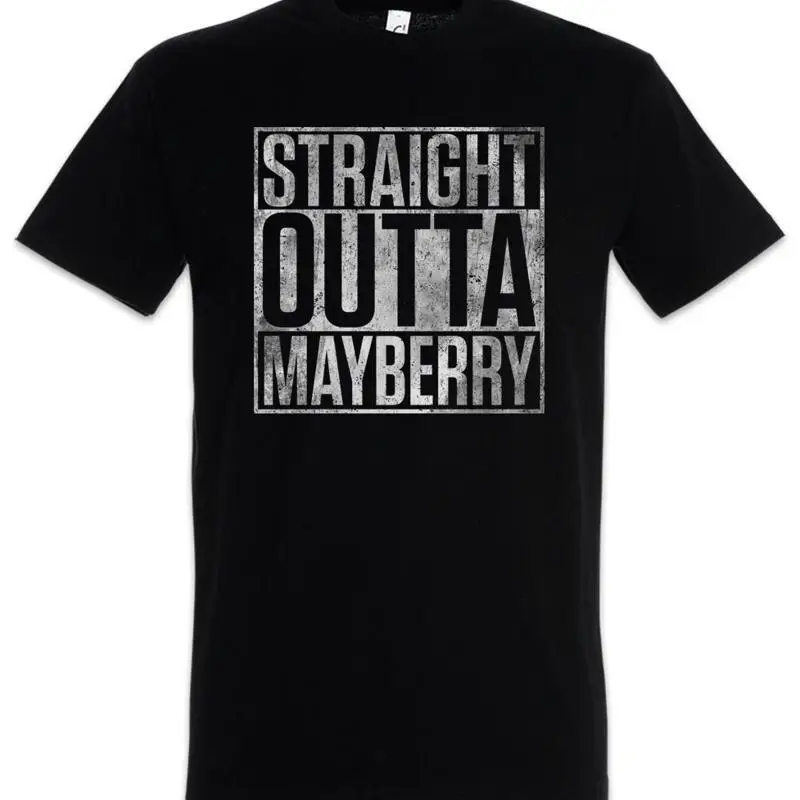 Straight Outta Mayberry T Shirt The Andy Griffith Fun Comedy Sherriff Show