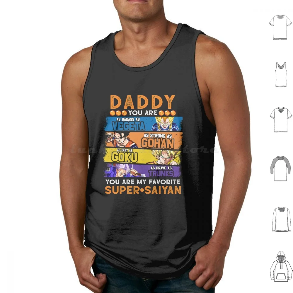 Daddy Daddy You Are My Favorite Super Funny Trunks Father's Tank Tops Print Cotton For Men For Dad You Are Favorite