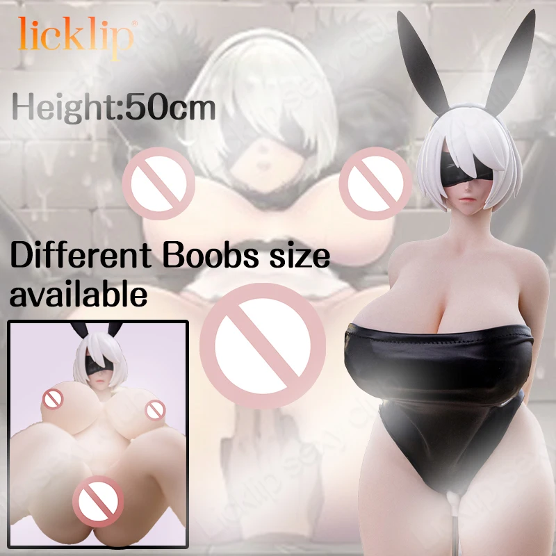 Licklip Erotic Game Sex Toys Anime Figure Sex Dolls with Resin Head Realistic Soft Big Boob