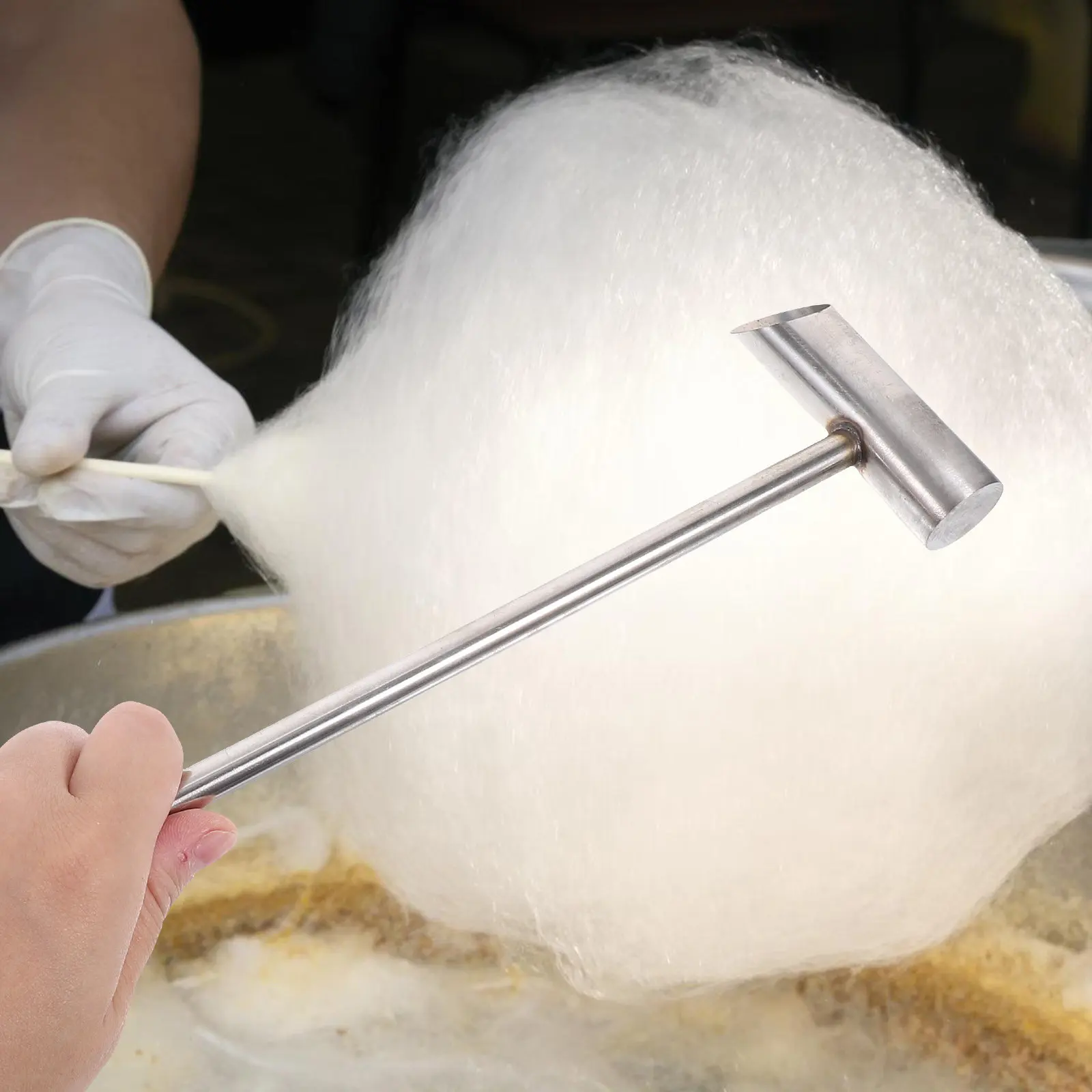 

Multi-Function Marshmallow Sugar Scoop Heavy Duty Stainless Steel Food Scoop Convenient Candy Supply Kitchen Tool